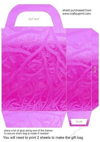 Pink ice gift bag 2