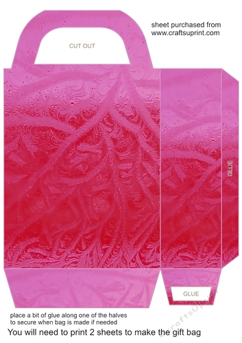 Pink ice gift bag 3
