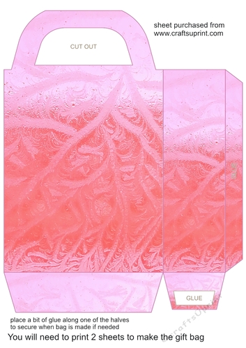 Pink ice gift bag 4