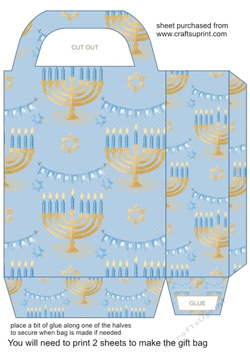 Hanukkah gift bag 2
