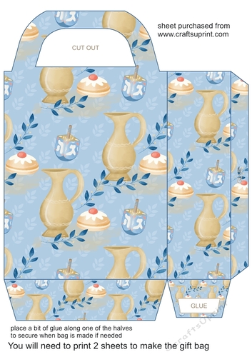 Hanukkah gift bag 3