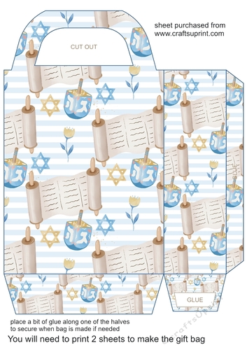 Hanukkah gift bag 6