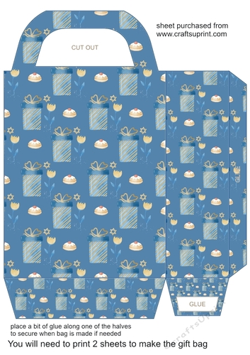 Hanukkah gift bag 8
