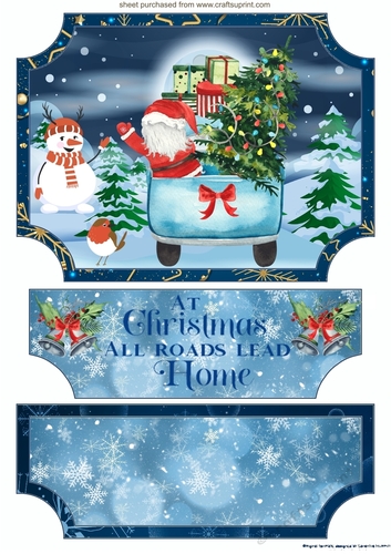 At Christmas easel and stopper(no base) 