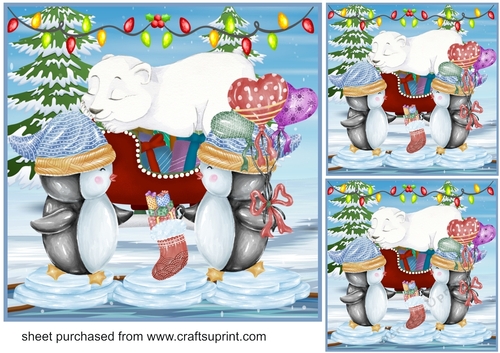 3 Why Santa uses reindeer card front/toppers