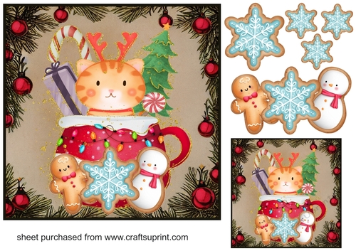 A cup of Christmas cheer card front 3