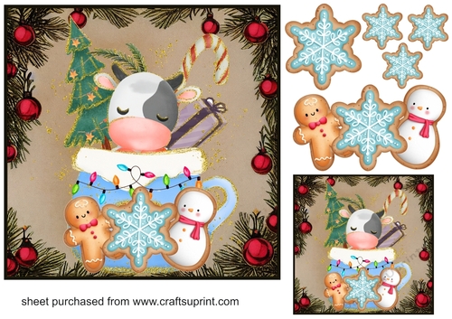 A cup of Christmas cheer card front 5