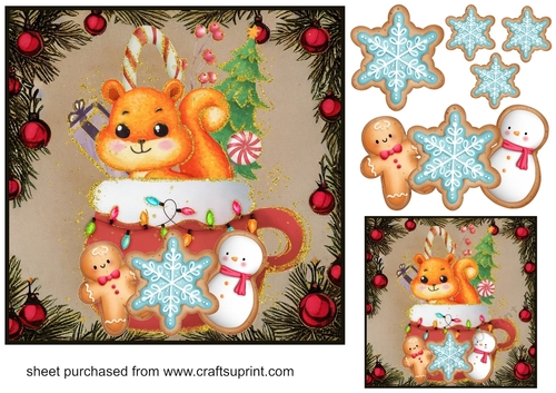 A cup of Christmas cheer card front 6
