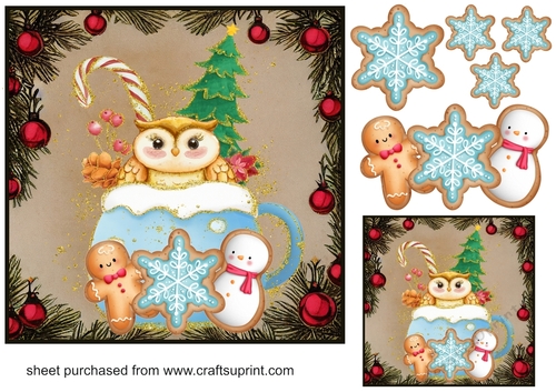 A cup of Christmas cheer card front 7