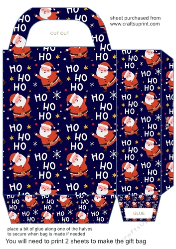 Santa gift bag 1
