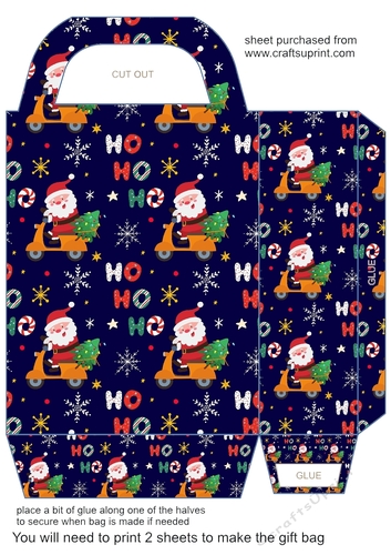 Santa gift bag 2