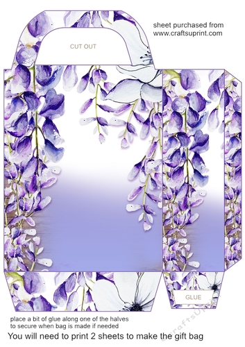 Wisteria gift bag 1
