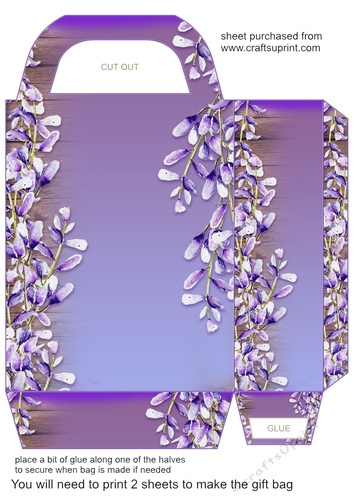 Wisteria gift bag 4