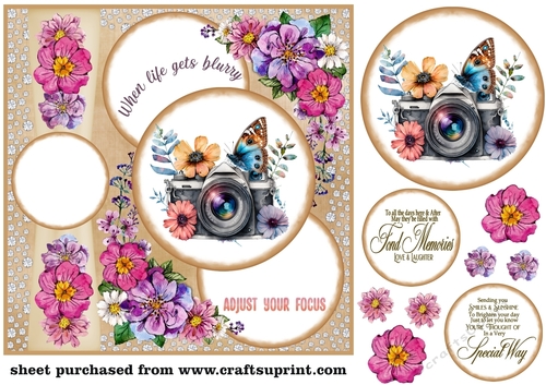 Butterfly when life gets blurry card front 3