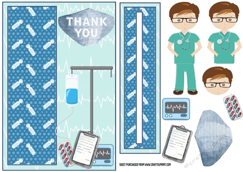 Male Dr penny slider card front