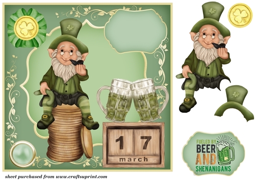 Leprechaun card front 1