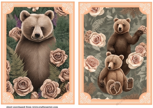 2 All about the brown bear card front/toppers 3
