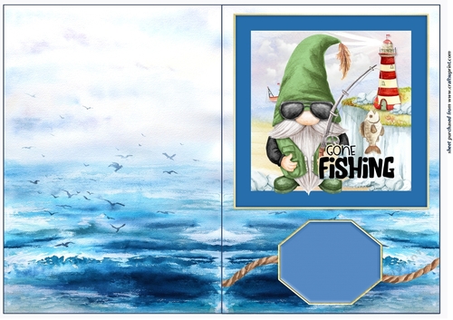 Fisherman cut and fold card 5