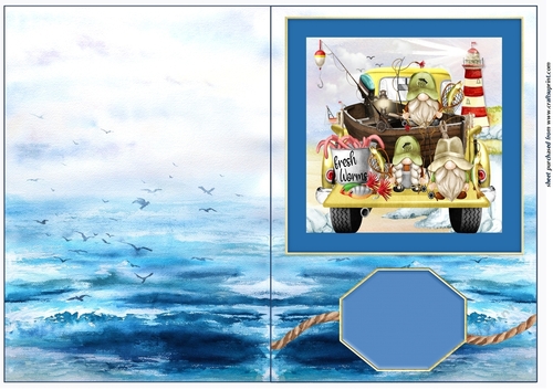 Fisherman cut and fold card 7