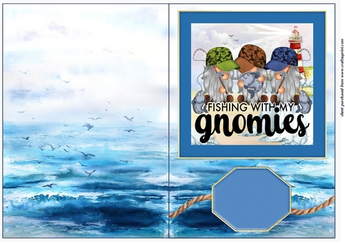 Fisherman cut and fold card 8