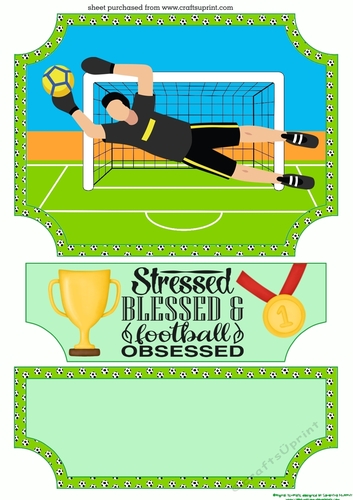Goalie easel topper with layered stopper(no base)