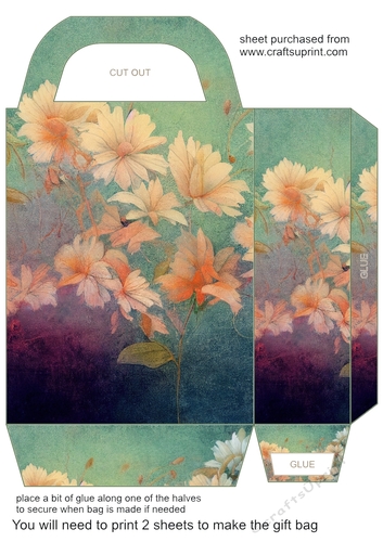 Floral gift bag(new) 3