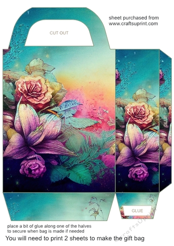 Floral gift bag(new) 8