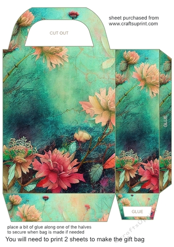 Floral gift bag(new) 9