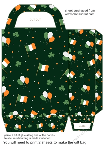 St Patricks Day gift bag