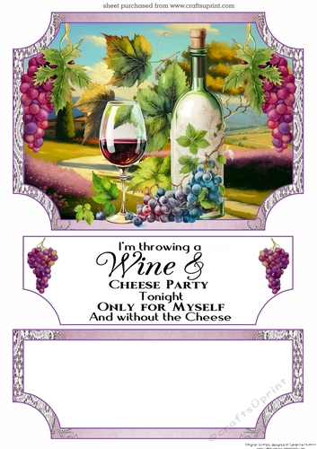 Red wine easel topper with layered stopper(no base) 2
