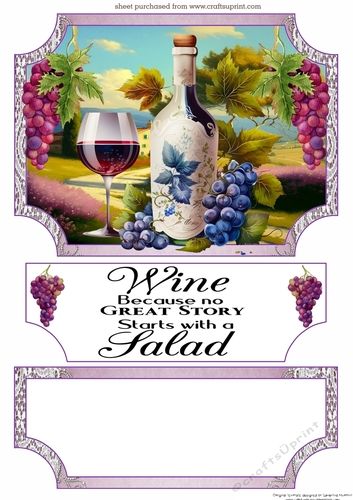 Red wine easel topper with layered stopper(no base) 4