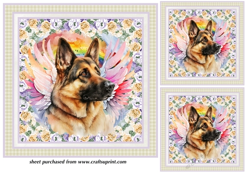3 G S D  sympathy card fronts/toppers 2