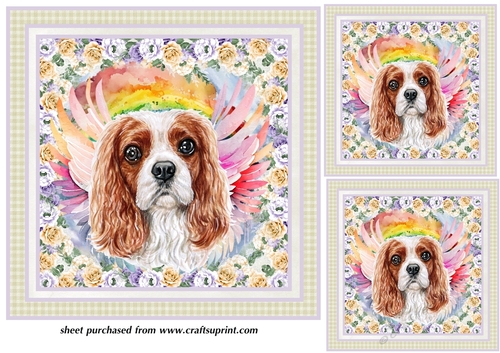 3 King Charles sympathy card fronts/toppers 1