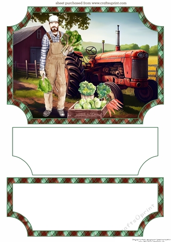 The farmer easel topper and layered stopper(no base)1
