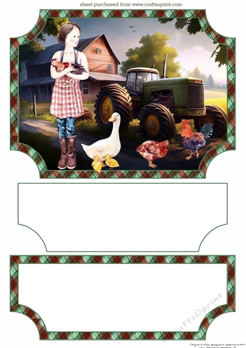 The farmer easel topper and layered stopper(no base)2