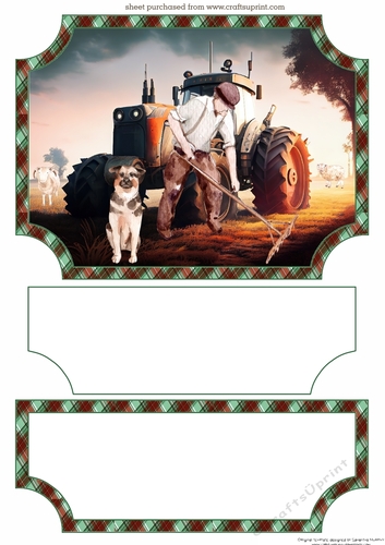 The farmer easel topper and layered stopper(no base)3