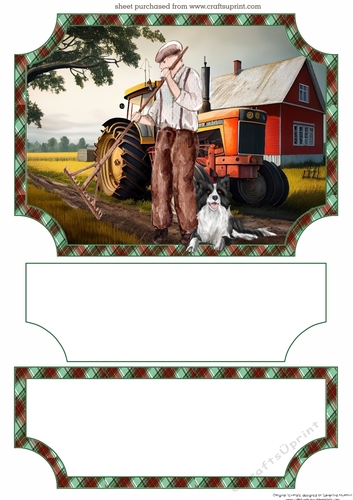 The farmer easel topper and layered stopper(no base)5