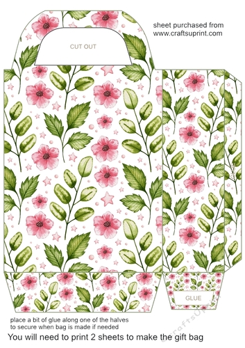 Red roses gift bag 8