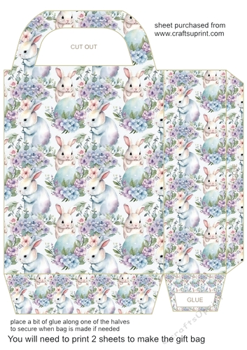 Easter bunny gift bag 7