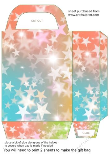 Stars gift bag 1