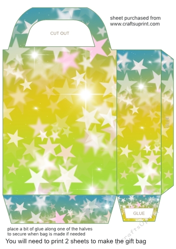 Stars gift bag 2