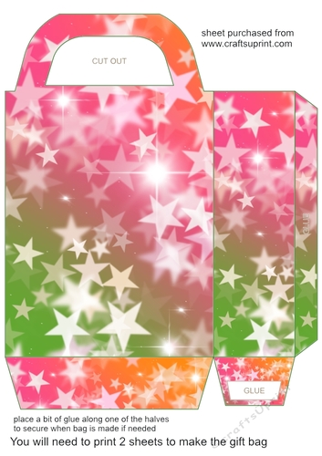 Stars gift bag 4