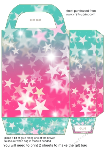 Stars gift bag 5