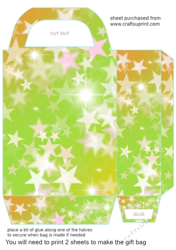 Stars gift bag 6