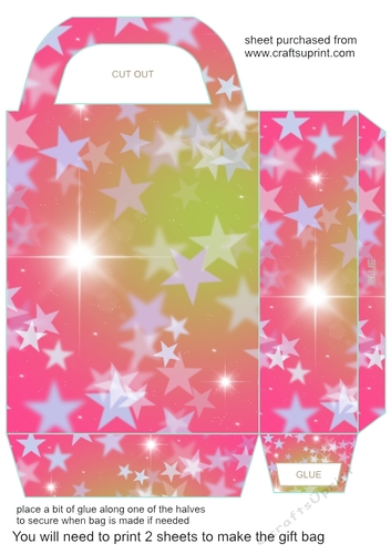 Stars gift bag 7