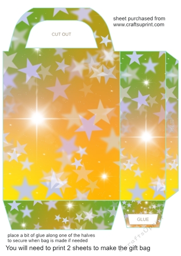 Stars gift bag 8