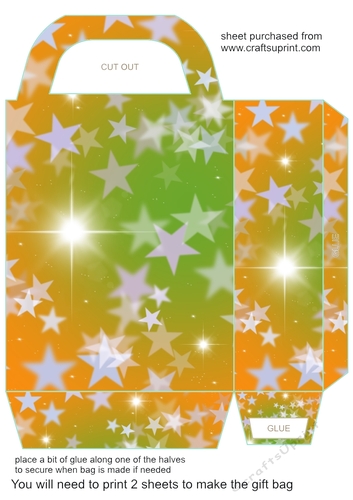 Stars gift bag 11