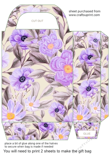 Spring flowers gift bag 3