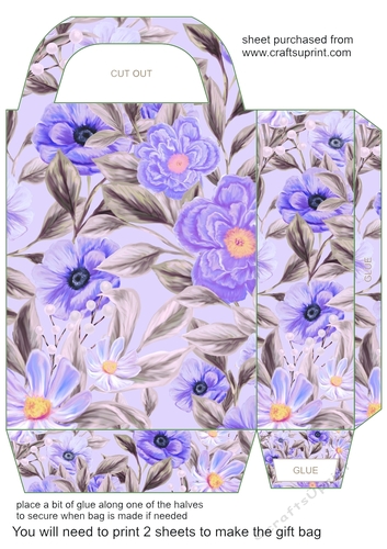 Spring flowers gift bag 4