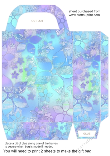 Summer floral gift bag 12